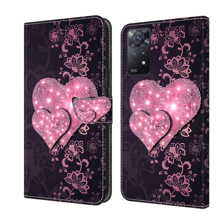 Crystal 3D Shockproof Protective Leather Phone Case, For Xiaomi 13, For Xiaomi Redmi Note 11 Pro 5G / 4G Global