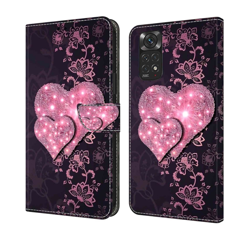 Crystal 3D Shockproof Protective Leather Phone Case, For Xiaomi Redmi Note 11 Global, For Xiaomi Redmi 10C