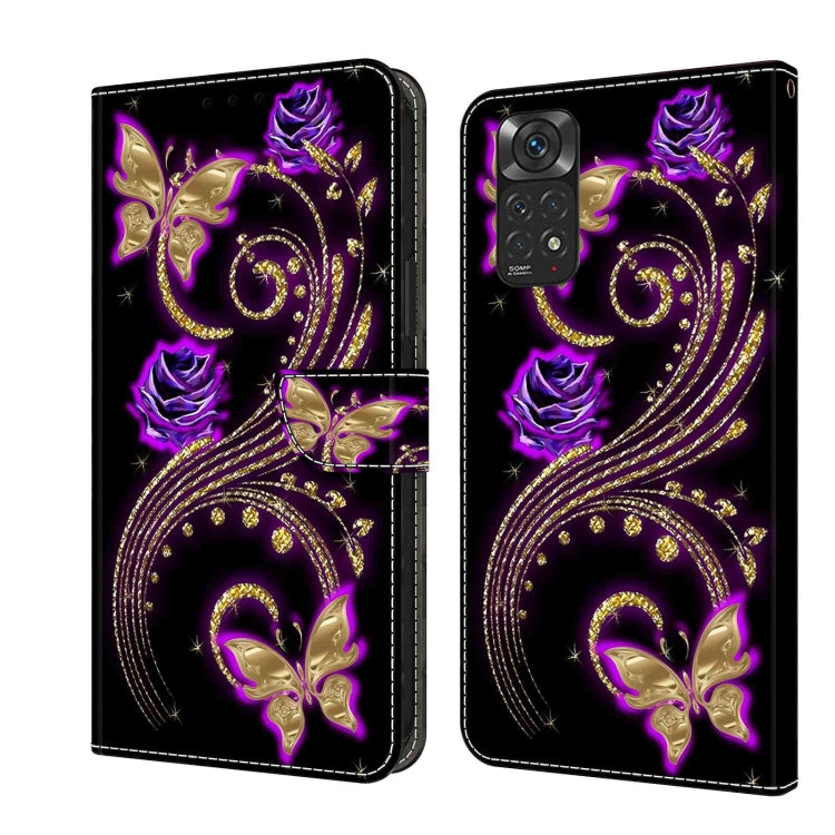 Crystal 3D Shockproof Protective Leather Phone Case, For Xiaomi Redmi Note 11 Global, For Xiaomi Redmi 10C