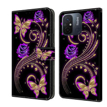 Load image into Gallery viewer, Crystal 3D Shockproof Protective Leather Phone Case, For Xiaomi Redmi Note 12 5G Global / Poco X5, For Xiaomi Redmi 11A 4G / Redmi 12C Global