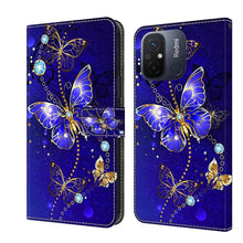 Load image into Gallery viewer, Crystal 3D Shockproof Protective Leather Phone Case, For Xiaomi Redmi Note 12 5G Global / Poco X5, For Xiaomi Redmi 11A 4G / Redmi 12C Global