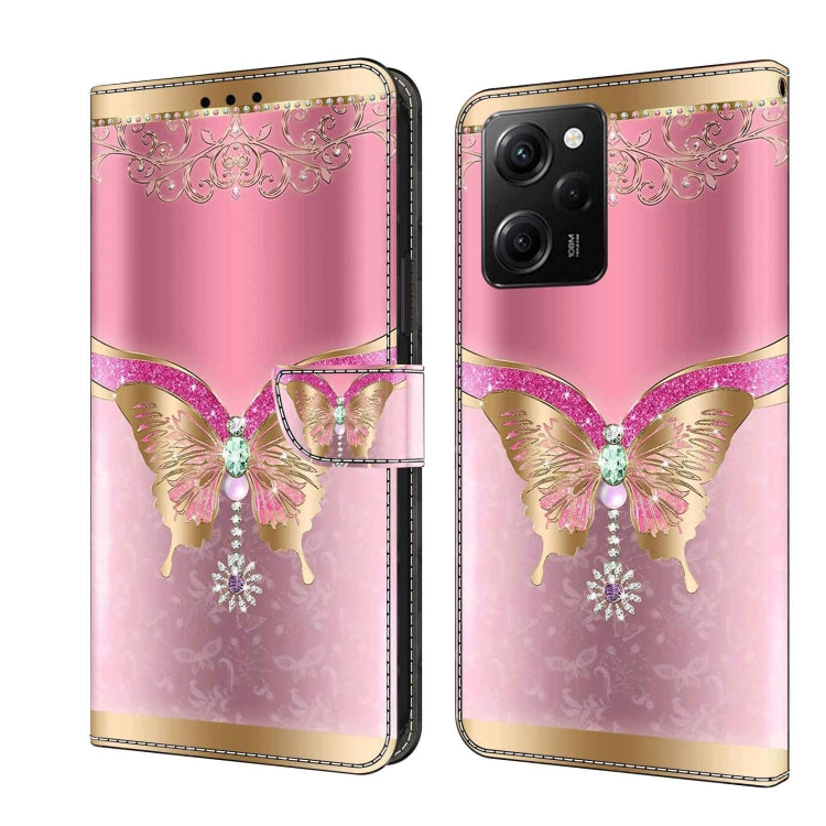 Crystal 3D Shockproof Protective Leather Phone Case, For Xiaomi Redmi Note 12 Pro Global, For Xiaomi Redmi 10