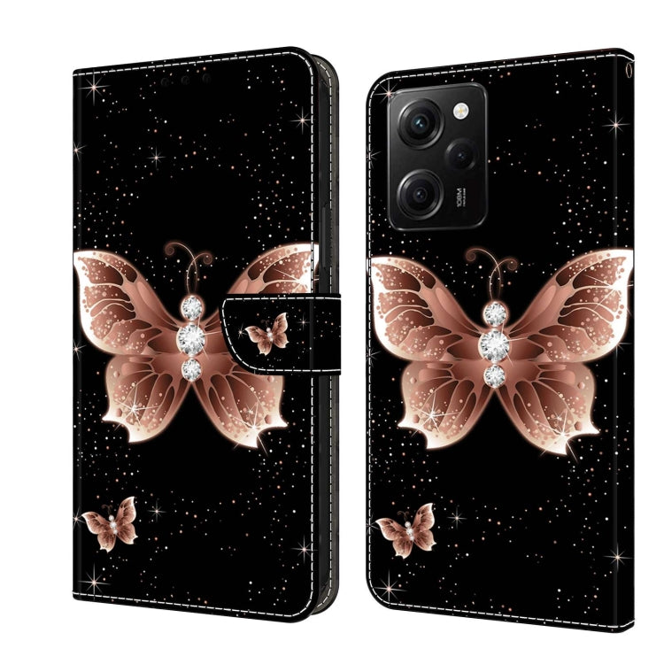Crystal 3D Shockproof Protective Leather Phone Case, For Xiaomi Redmi Note 12 Pro Global, For Xiaomi Redmi 10