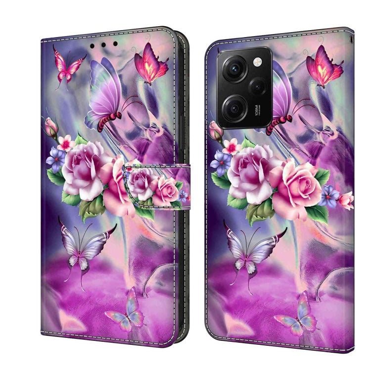 Crystal 3D Shockproof Protective Leather Phone Case, For Xiaomi Redmi Note 12 Pro Global, For Xiaomi Redmi 10
