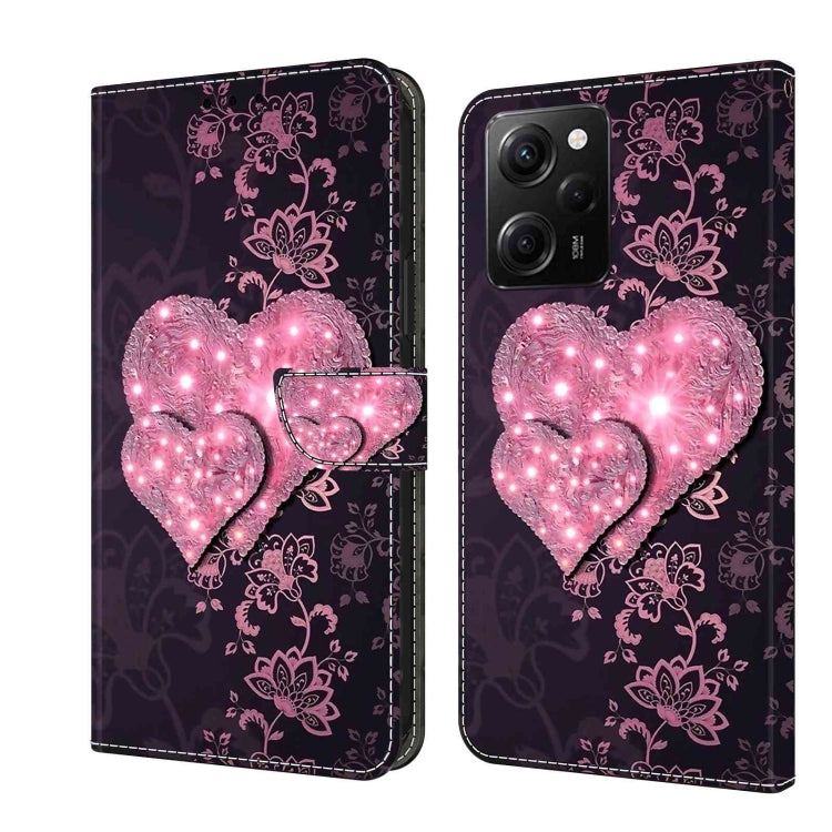 Crystal 3D Shockproof Protective Leather Phone Case, For Xiaomi Redmi Note 12 Pro Global, For Xiaomi Redmi 10
