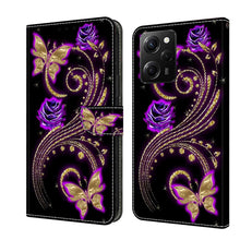 Load image into Gallery viewer, Crystal 3D Shockproof Protective Leather Phone Case, For Xiaomi Redmi Note 12 Pro Global, For Xiaomi Redmi 10