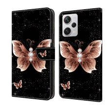 Load image into Gallery viewer, Crystal 3D Shockproof Protective Leather Phone Case, For Xiaomi Redmi Note 12 4G, For Xiaomi Redmi Note 12 Pro+