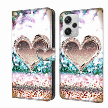 Load image into Gallery viewer, Crystal 3D Shockproof Protective Leather Phone Case, For Xiaomi Redmi Note 12 4G, For Xiaomi Redmi Note 12 Pro+