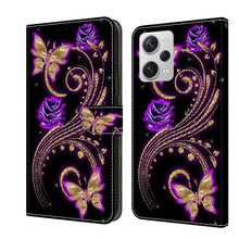 Load image into Gallery viewer, Crystal 3D Shockproof Protective Leather Phone Case, For Xiaomi Redmi Note 12 4G, For Xiaomi Redmi Note 12 Pro+