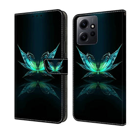 Crystal 3D Shockproof Protective Leather Phone Case, For Xiaomi Redmi Note 12 4G, For Xiaomi Redmi Note 12 Pro+