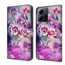 Load image into Gallery viewer, Crystal 3D Shockproof Protective Leather Phone Case, For Xiaomi Redmi Note 12 4G, For Xiaomi Redmi Note 12 Pro+