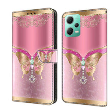 Load image into Gallery viewer, Crystal 3D Shockproof Protective Leather Phone Case, For Xiaomi Redmi Note 12 5G Global / Poco X5, For Xiaomi Redmi 11A 4G / Redmi 12C Global