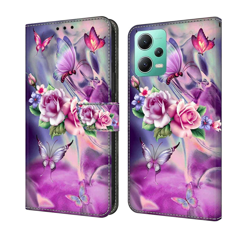 Crystal 3D Shockproof Protective Leather Phone Case, For Xiaomi Redmi Note 12 5G Global / Poco X5, For Xiaomi Redmi 11A 4G / Redmi 12C Global