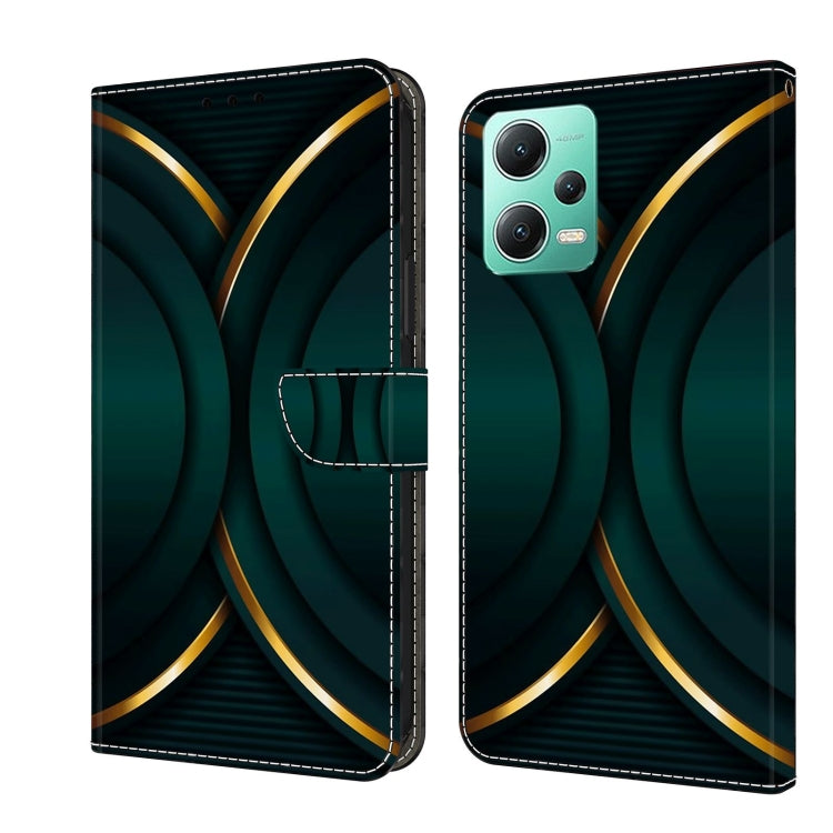 Crystal 3D Shockproof Protective Leather Phone Case, For Xiaomi Redmi Note 12 5G Global / Poco X5, For Xiaomi Redmi 11A 4G / Redmi 12C Global