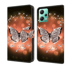 Load image into Gallery viewer, Crystal 3D Shockproof Protective Leather Phone Case, For Xiaomi Redmi Note 12 5G Global / Poco X5, For Xiaomi Redmi 11A 4G / Redmi 12C Global