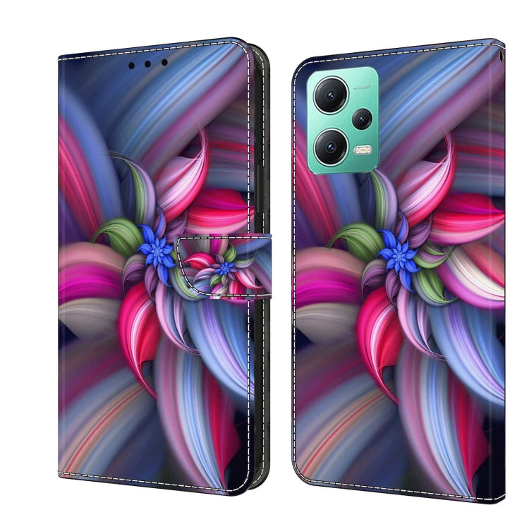 Crystal 3D Shockproof Protective Leather Phone Case, For Xiaomi Redmi Note 12 5G Global / Poco X5, For Xiaomi Redmi 11A 4G / Redmi 12C Global