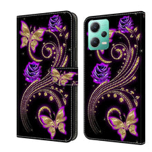 Load image into Gallery viewer, Crystal 3D Shockproof Protective Leather Phone Case, For Xiaomi Redmi Note 12 5G Global / Poco X5, For Xiaomi Redmi 11A 4G / Redmi 12C Global