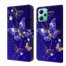 Load image into Gallery viewer, Crystal 3D Shockproof Protective Leather Phone Case, For Xiaomi Redmi Note 12 5G Global / Poco X5, For Xiaomi Redmi 11A 4G / Redmi 12C Global