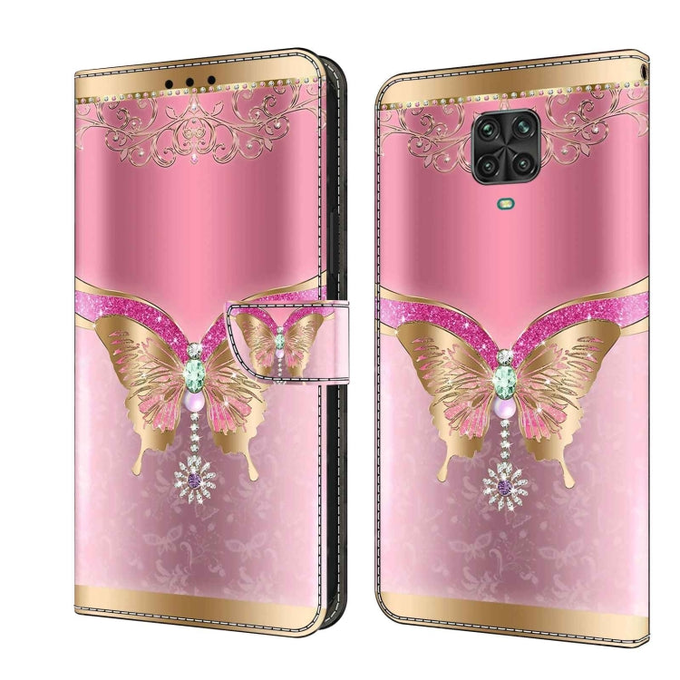 Crystal 3D Shockproof Protective Leather Phone Case, For Xiaomi Redmi Note 9, For Xiaomi Redmi Note 9 Pro
