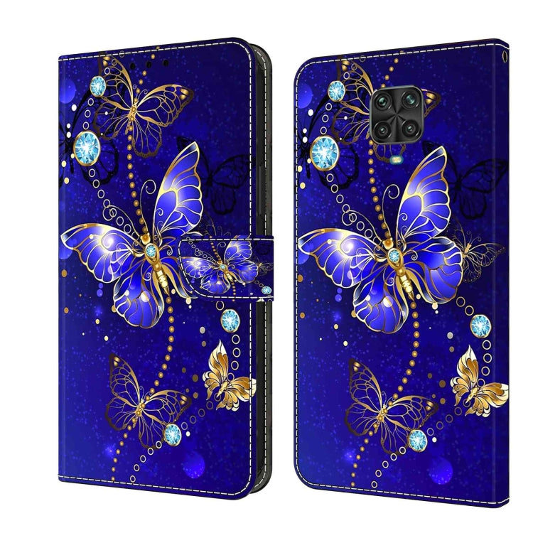Crystal 3D Shockproof Protective Leather Phone Case, For Xiaomi Redmi Note 9, For Xiaomi Redmi Note 9 Pro