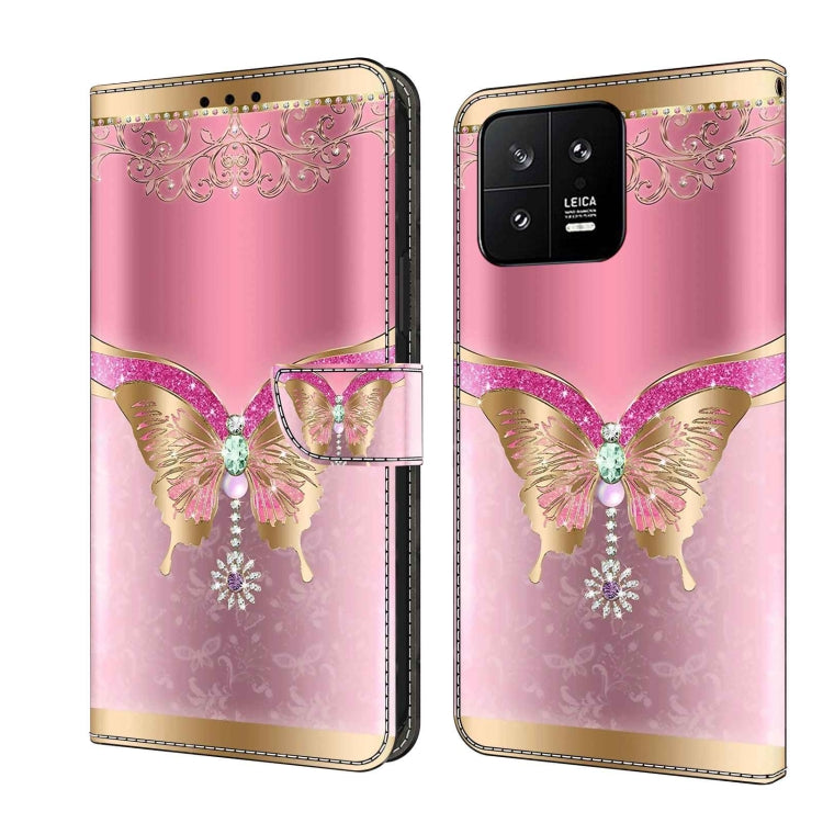 Crystal 3D Shockproof Protective Leather Phone Case, For Xiaomi 13, For Xiaomi Redmi Note 11 Pro 5G / 4G Global