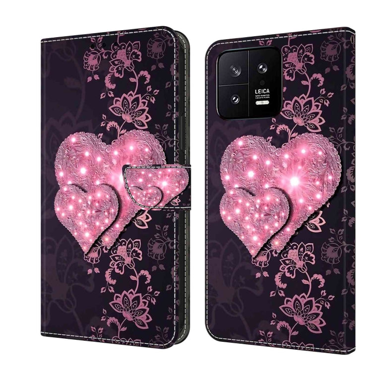 Crystal 3D Shockproof Protective Leather Phone Case, For Xiaomi 13, For Xiaomi Redmi Note 11 Pro 5G / 4G Global