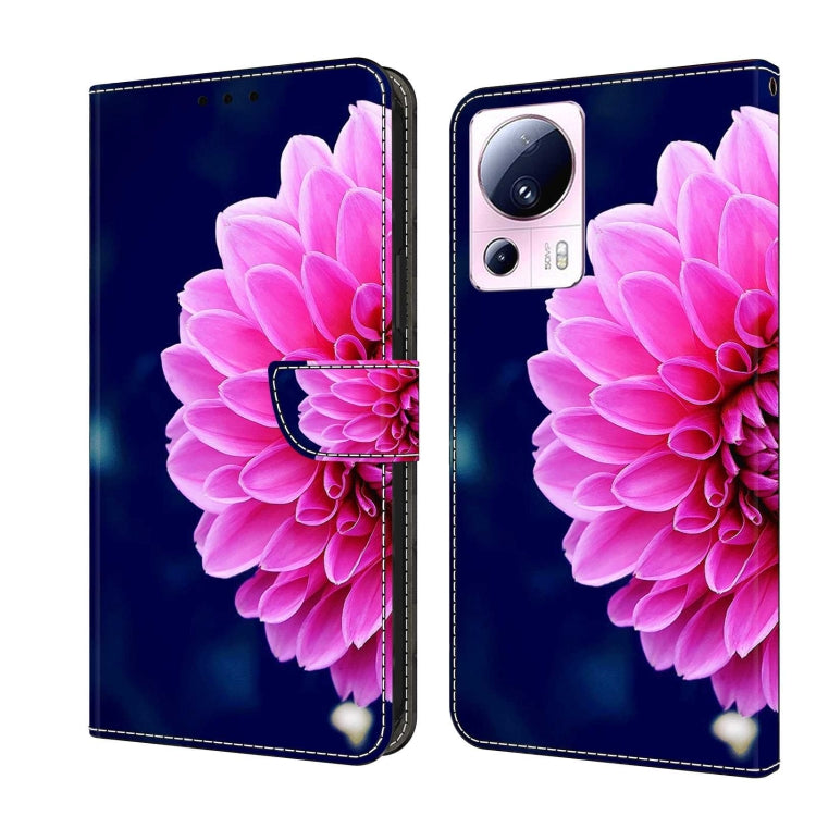 Crystal 3D Shockproof Protective Leather Phone Case, For Xiaomi 13 Lite, For Xiaomi 13 Pro