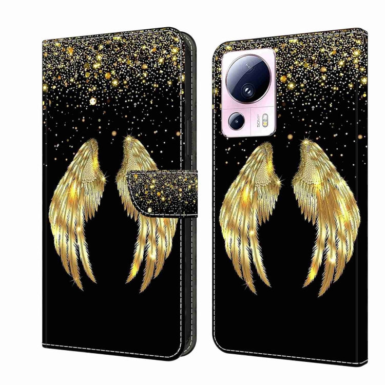 Crystal 3D Shockproof Protective Leather Phone Case, For Xiaomi 13 Lite, For Xiaomi 13 Pro