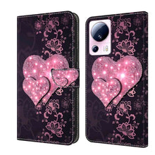 Load image into Gallery viewer, Crystal 3D Shockproof Protective Leather Phone Case, For Xiaomi 13 Lite, For Xiaomi 13 Pro