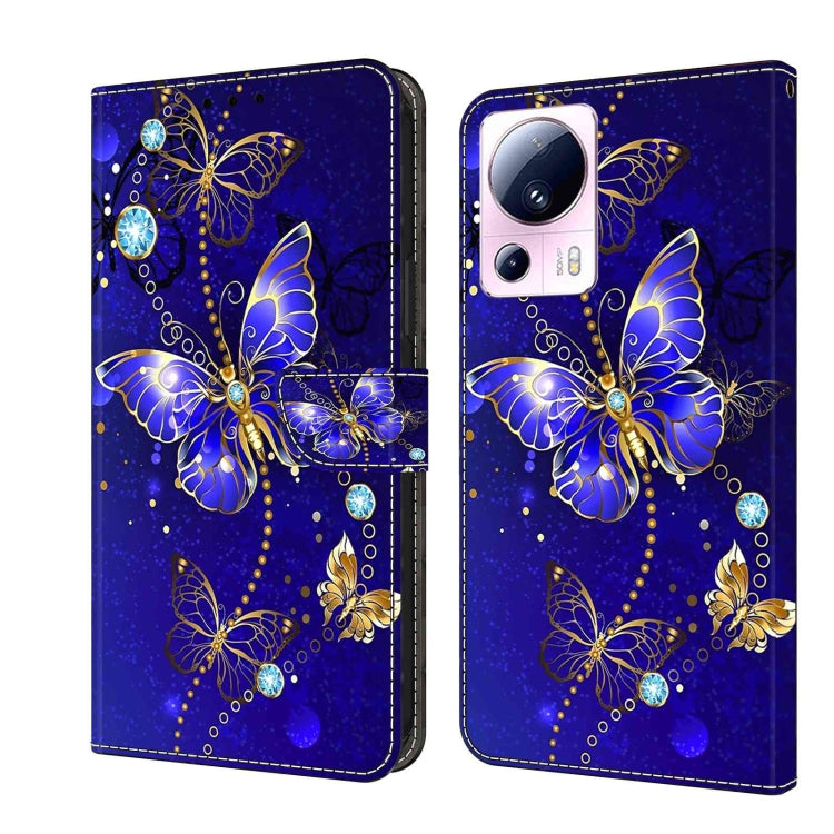 Crystal 3D Shockproof Protective Leather Phone Case, For Xiaomi 13 Lite, For Xiaomi 13 Pro