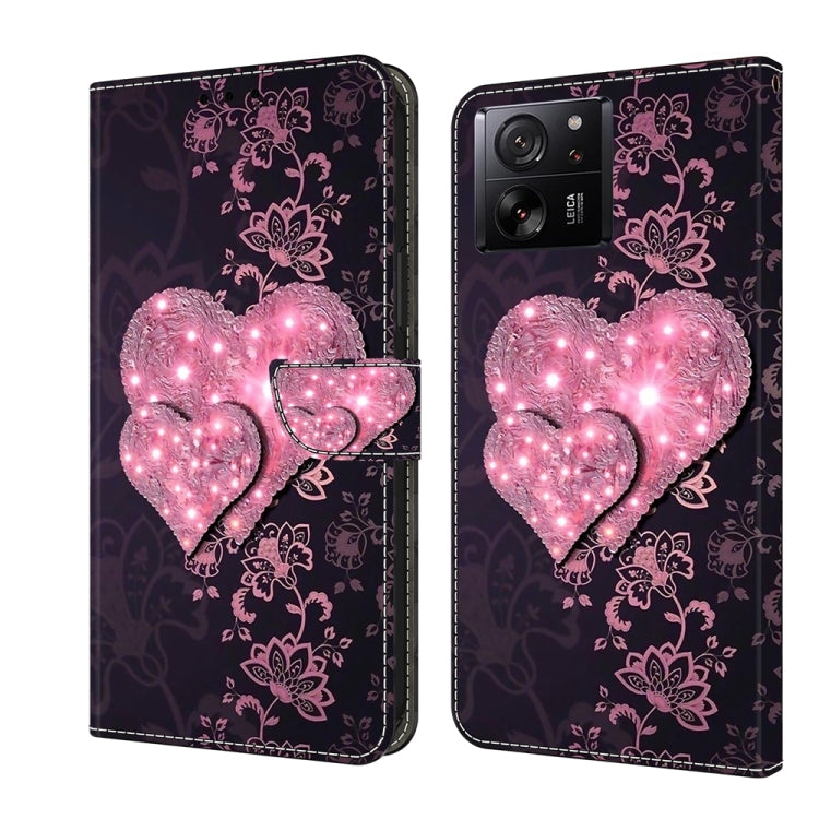 Crystal 3D Shockproof Protective Leather Phone Case, For Xiaomi Redmi A1+ / A2 / A2+, For Xiaomi 13T Pro