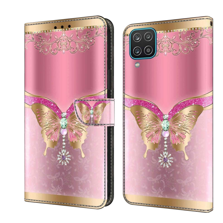 Crystal 3D Shockproof Protective Leather Phone Case, For Samsung Galaxy A12 4G / 5G, For Samsung Galaxy A13 4G / 5G / A04S