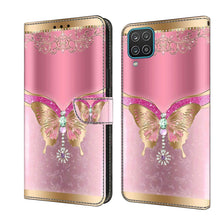 Load image into Gallery viewer, Crystal 3D Shockproof Protective Leather Phone Case, For Samsung Galaxy A12 4G / 5G, For Samsung Galaxy A13 4G / 5G / A04S