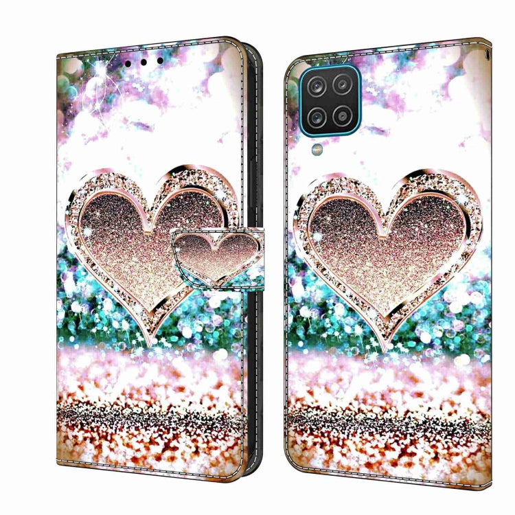Crystal 3D Shockproof Protective Leather Phone Case, For Samsung Galaxy A12 4G / 5G, For Samsung Galaxy A13 4G / 5G / A04S