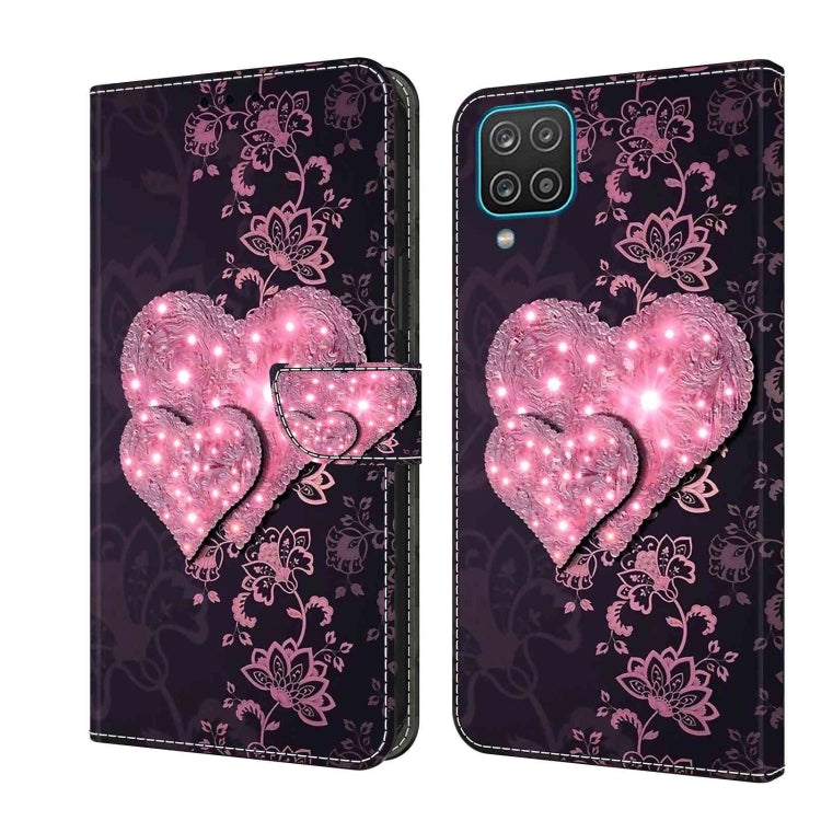 Crystal 3D Shockproof Protective Leather Phone Case, For Samsung Galaxy A12 4G / 5G, For Samsung Galaxy A13 4G / 5G / A04S