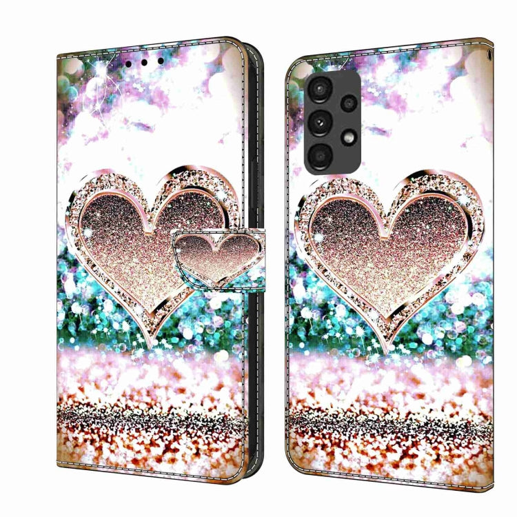 Crystal 3D Shockproof Protective Leather Phone Case, For Samsung Galaxy A12 4G / 5G, For Samsung Galaxy A13 4G / 5G / A04S