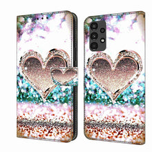 Load image into Gallery viewer, Crystal 3D Shockproof Protective Leather Phone Case, For Samsung Galaxy A12 4G / 5G, For Samsung Galaxy A13 4G / 5G / A04S