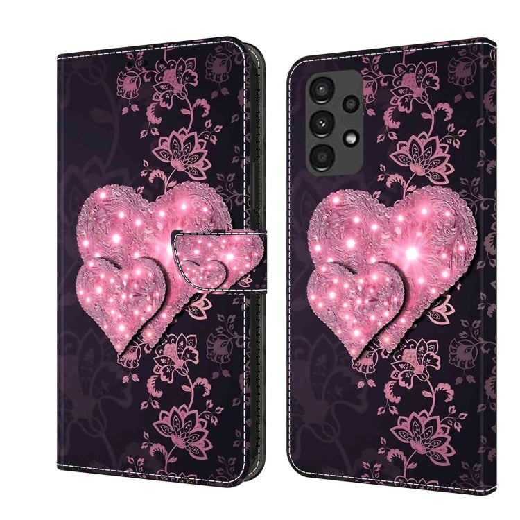Crystal 3D Shockproof Protective Leather Phone Case, For Samsung Galaxy A12 4G / 5G, For Samsung Galaxy A13 4G / 5G / A04S