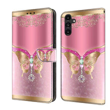 Load image into Gallery viewer, Crystal 3D Shockproof Protective Leather Phone Case, For Samsung Galaxy A14 4G / 5G, For Samsung Galaxy A24