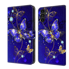 Load image into Gallery viewer, Crystal 3D Shockproof Protective Leather Phone Case, For Samsung Galaxy A14 4G / 5G, For Samsung Galaxy A24