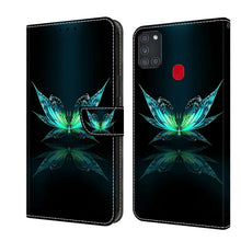 Load image into Gallery viewer, Crystal 3D Shockproof Protective Leather Phone Case, For Samsung Galaxy A21s, For Samsung Galaxy A71 4G