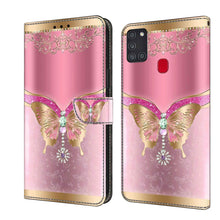 Load image into Gallery viewer, Crystal 3D Shockproof Protective Leather Phone Case, For Samsung Galaxy A21s, For Samsung Galaxy A71 4G