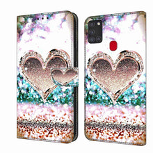 Load image into Gallery viewer, Crystal 3D Shockproof Protective Leather Phone Case, For Samsung Galaxy A21s, For Samsung Galaxy A71 4G