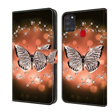 Load image into Gallery viewer, Crystal 3D Shockproof Protective Leather Phone Case, For Samsung Galaxy A21s, For Samsung Galaxy A71 4G