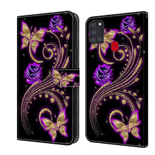Load image into Gallery viewer, Crystal 3D Shockproof Protective Leather Phone Case, For Samsung Galaxy A21s, For Samsung Galaxy A71 4G