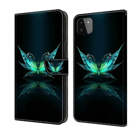 Crystal 3D Shockproof Protective Leather Phone Case, For Samsung Galaxy A22 5G, For Samsung Galaxy S21 FE 5G