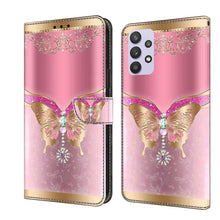 Load image into Gallery viewer, Crystal 3D Shockproof Protective Leather Phone Case, For Samsung Galaxy A32 5G, For Samsung Galaxy S21
