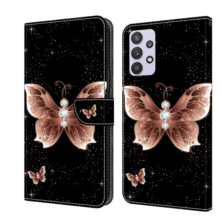 Crystal 3D Shockproof Protective Leather Phone Case, For Samsung Galaxy A32 5G, For Samsung Galaxy S21
