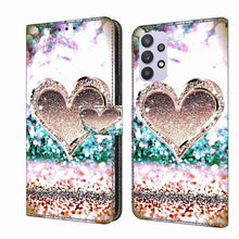 Load image into Gallery viewer, Crystal 3D Shockproof Protective Leather Phone Case, For Samsung Galaxy A32 5G, For Samsung Galaxy S21