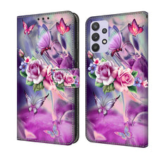 Load image into Gallery viewer, Crystal 3D Shockproof Protective Leather Phone Case, For Samsung Galaxy A32 5G, For Samsung Galaxy S21